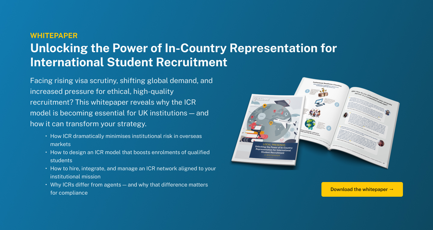 Whitepaper section promoting student recruitment representation